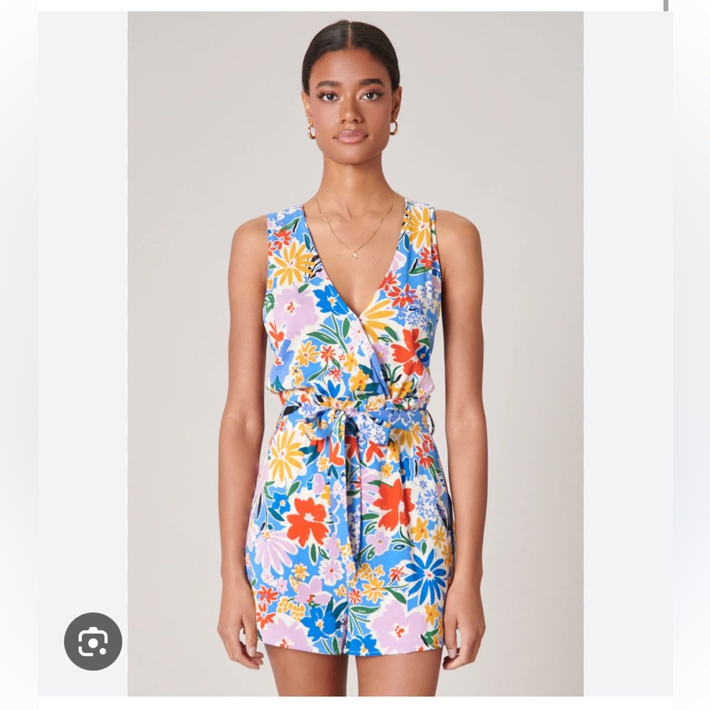 Baltic Born Floral Multicolor Linen Jumpsuit